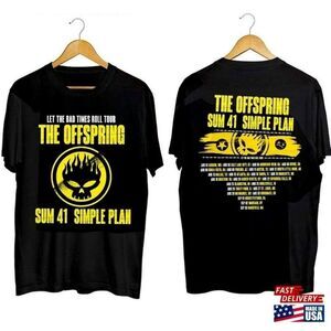 The Offspring Let The Bad Times Roll Tour 2 Sided Fan T-Shirt